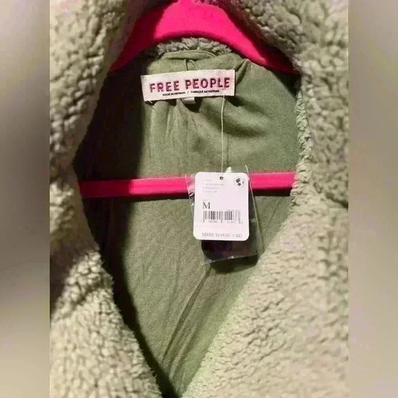 Free people Joplin Cozy Jacket in Sweet Pistachio - Picture 5 of 5